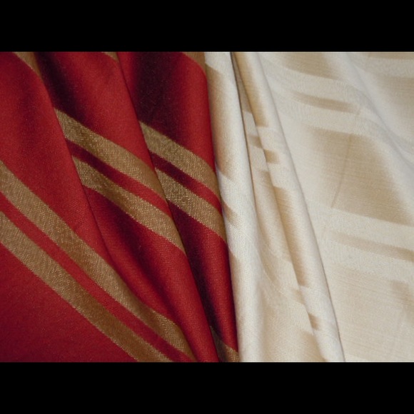 Chic Casanova Stripe in Scarlet Fabric - Picture 6 of 8